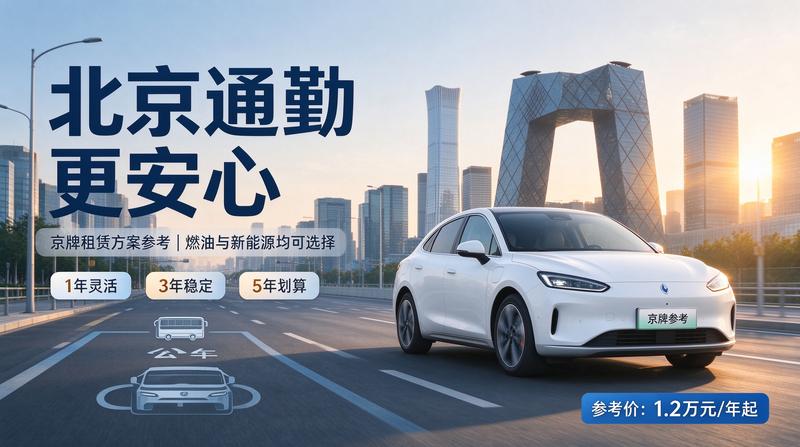 北京京牌租赁办理现场